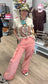 Pretty in Peach Cargo Pants