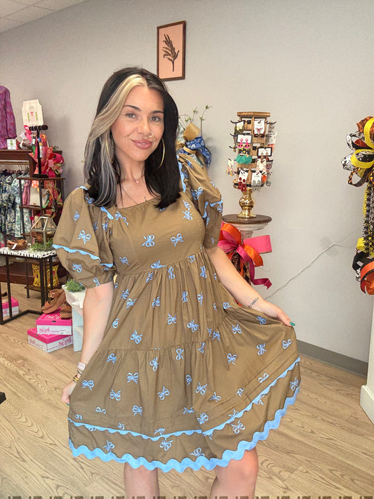 Boosting Your Confidence Bow Dress