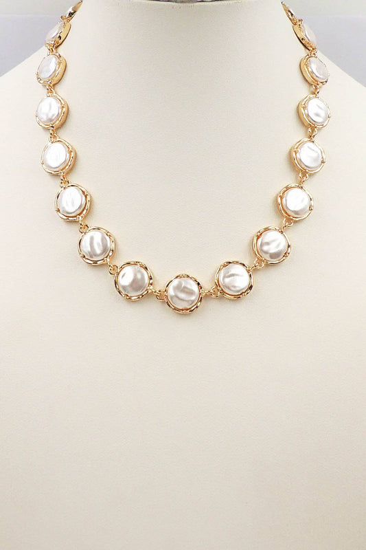 Freshwater Pearl Charm Necklace