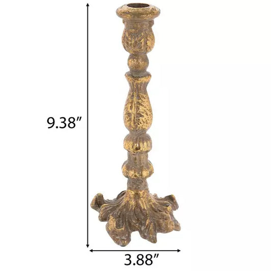 Tall Gold Elegant Candle Holder