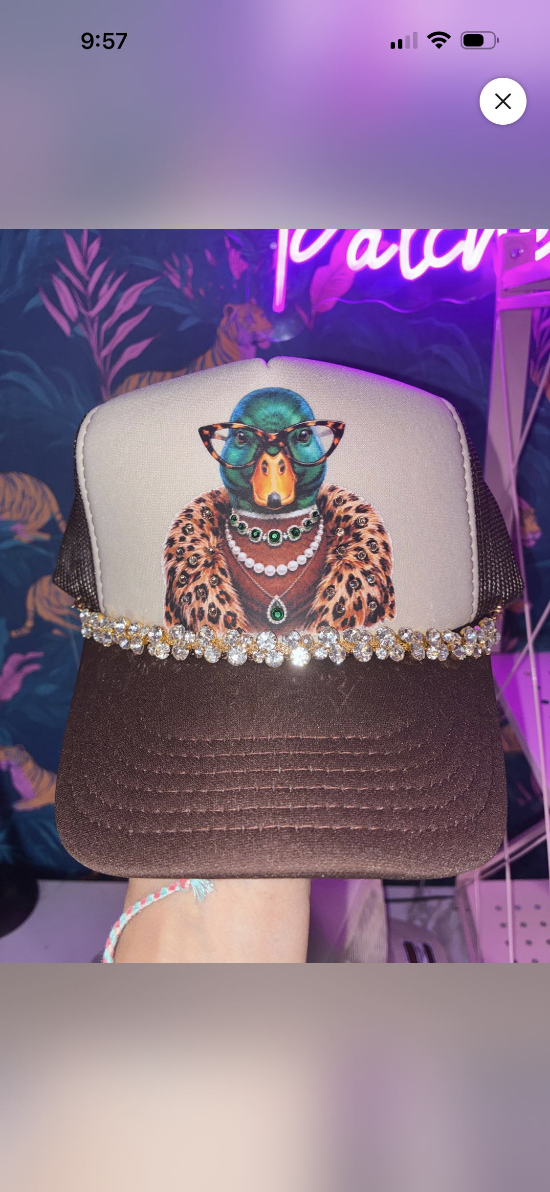 ⭐️🦆PREORDER🦆⭐️ Boujee & Blingy Duck Hat