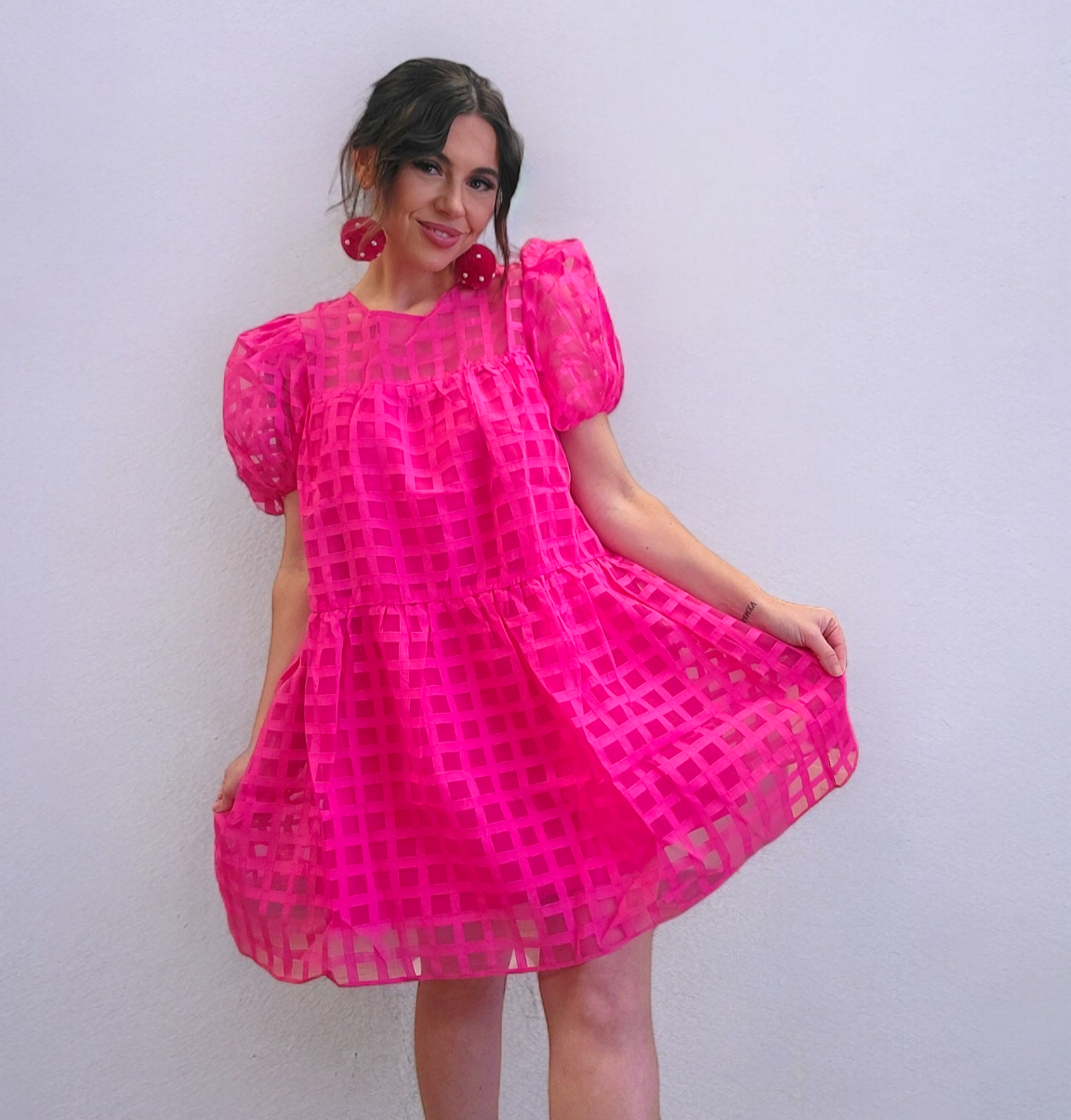 Heart on Fire Pink Dress