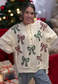 Christmas Bow Tunic Top