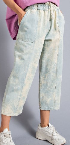 Stone Wash Slouch Jeans