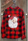 Santa Red Flannel