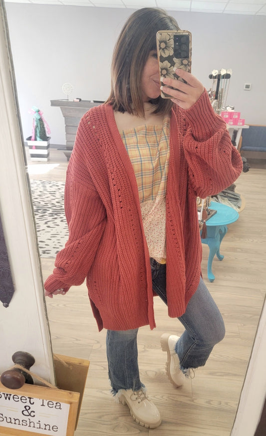 Keepin' You Warm Sweater Cardigan