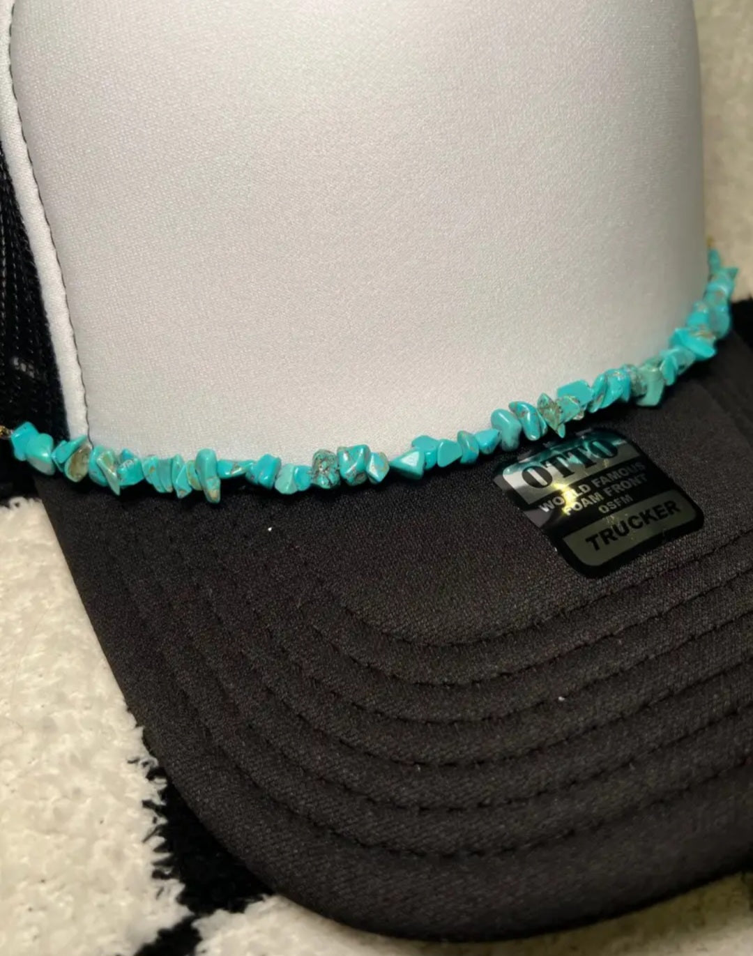 Turquoise Stone Hat Chain