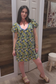 Flashy Floral Dress
