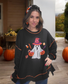 Ghost-tastic Sequin Pullover