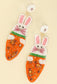 Carrot Craze Bunny Earrings