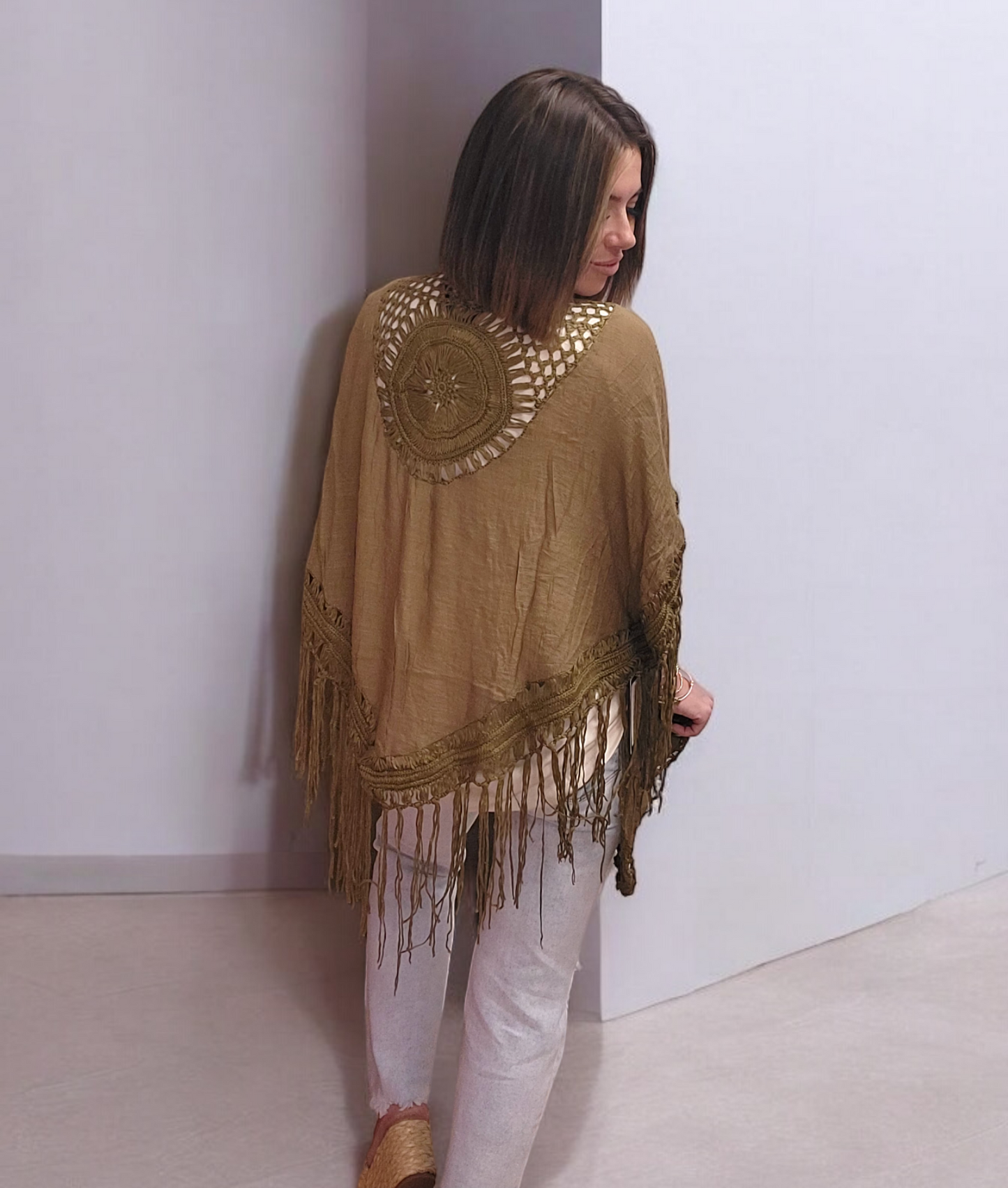 Boho Fringe Kimono