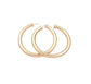 Large Matte Gold Hoop