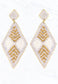 Silver & Gold Beaded Earrings