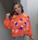 Candy Corn Sequin Pullover