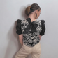 Ellie Elegant Semi Crop Top