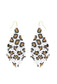 Beaded Leopard Earrings