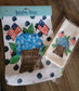 Patriotic Hydrangeas Tea Towel