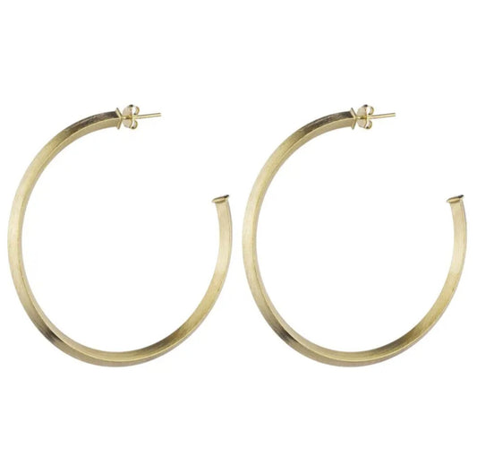 Celine Hoop Earrings (Pyramid Hoop)